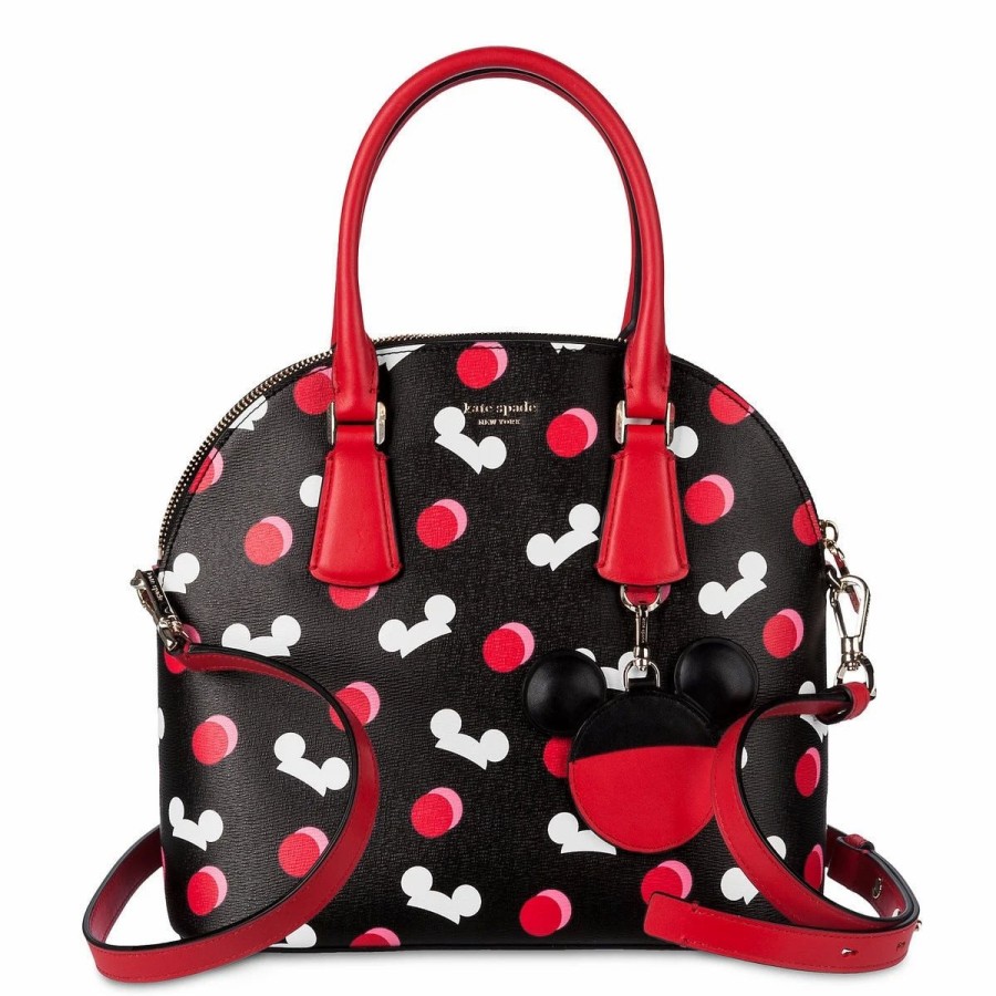 Bags And Totes * | Disney Kate Spade Satchel Bag Mickey Mouse Ear Hat Black