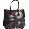 Bags And Totes * | Disney Jasmine Becket Griffith Tote Jack Skellington And Sally