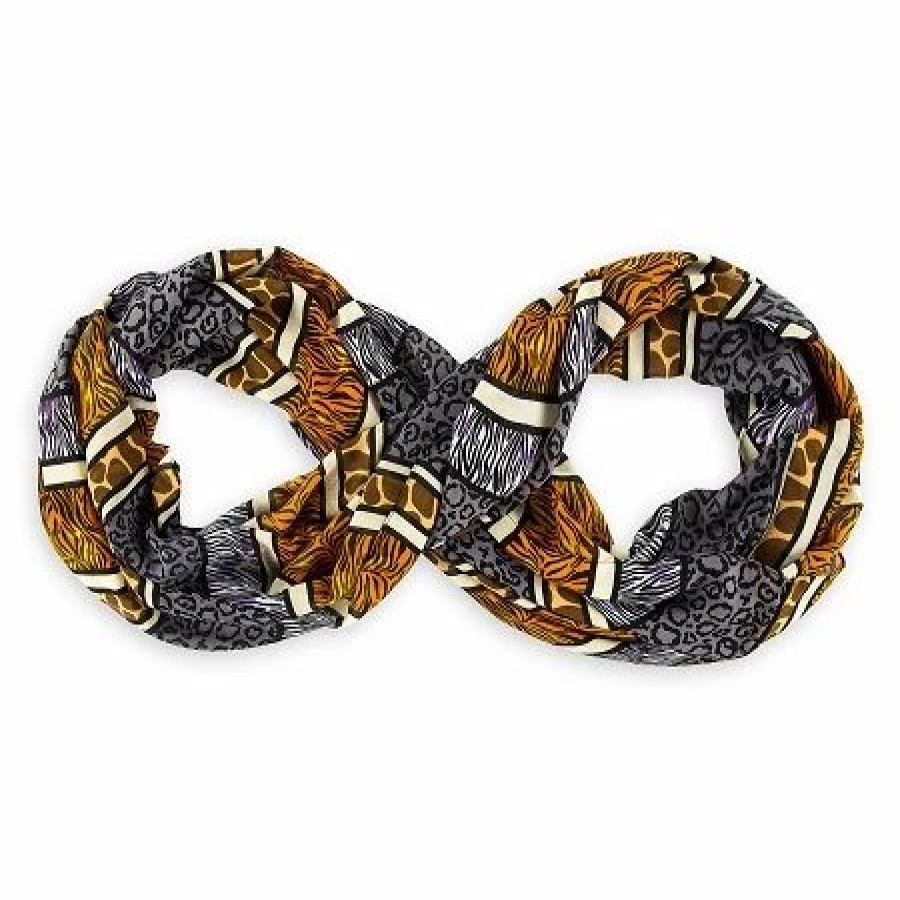 Accessories * | Disney Scarf Mickey Mouse Animal Print Animal Kingdom