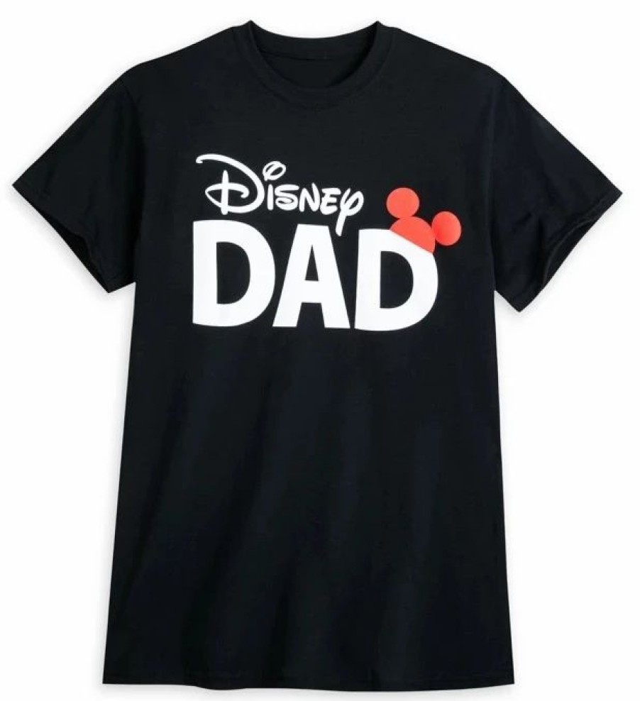 Adult * | Disney Shirt For Men Disney Dad Black