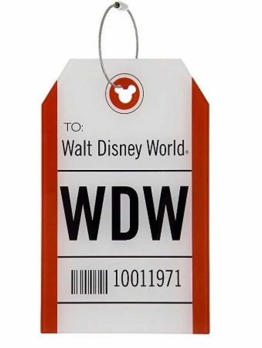 Bags And Totes * | Disney Luggage Bag Tag Tag Wdw Walt Disney World