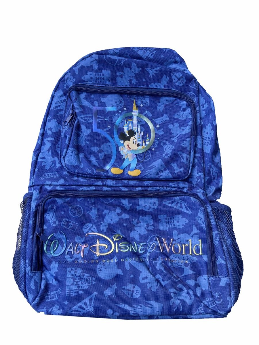 Bags And Totes * | Disney Backpack Bag Walt Disney World 50Th Anniversary Mickey