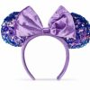 Hats * | Disney Ears Headband Minnie Mouse Amethyst