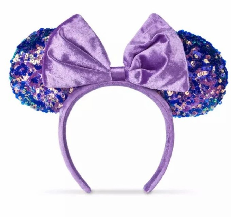 Hats * | Disney Ears Headband Minnie Mouse Amethyst