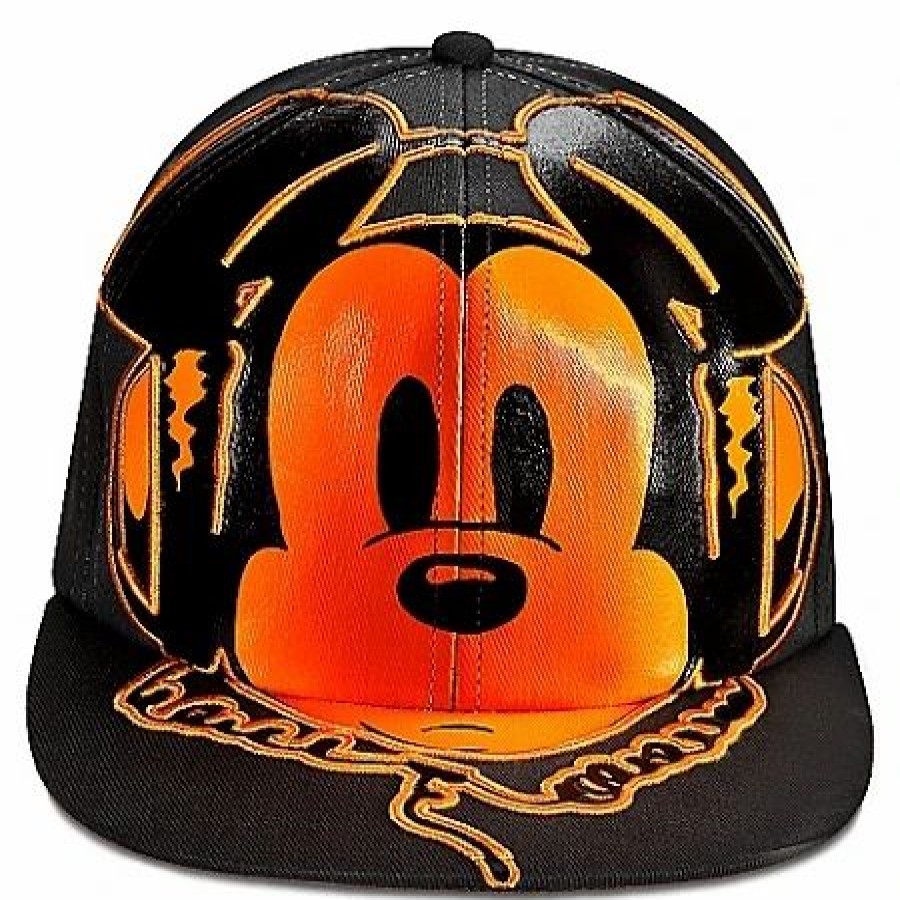 Hats * | Disney Baseball Cap Flatbill Mickey Mouse Hat For Adults