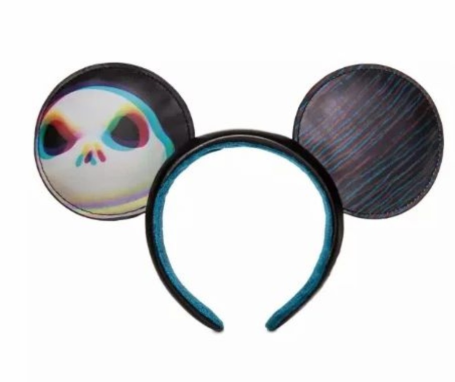 Hats * | Disney Ears Headband Jack Skellington Faux Leather