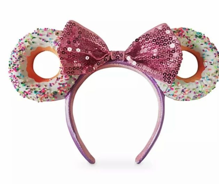 Hats * | Disney Ears Headband Minnie Mouse Donut