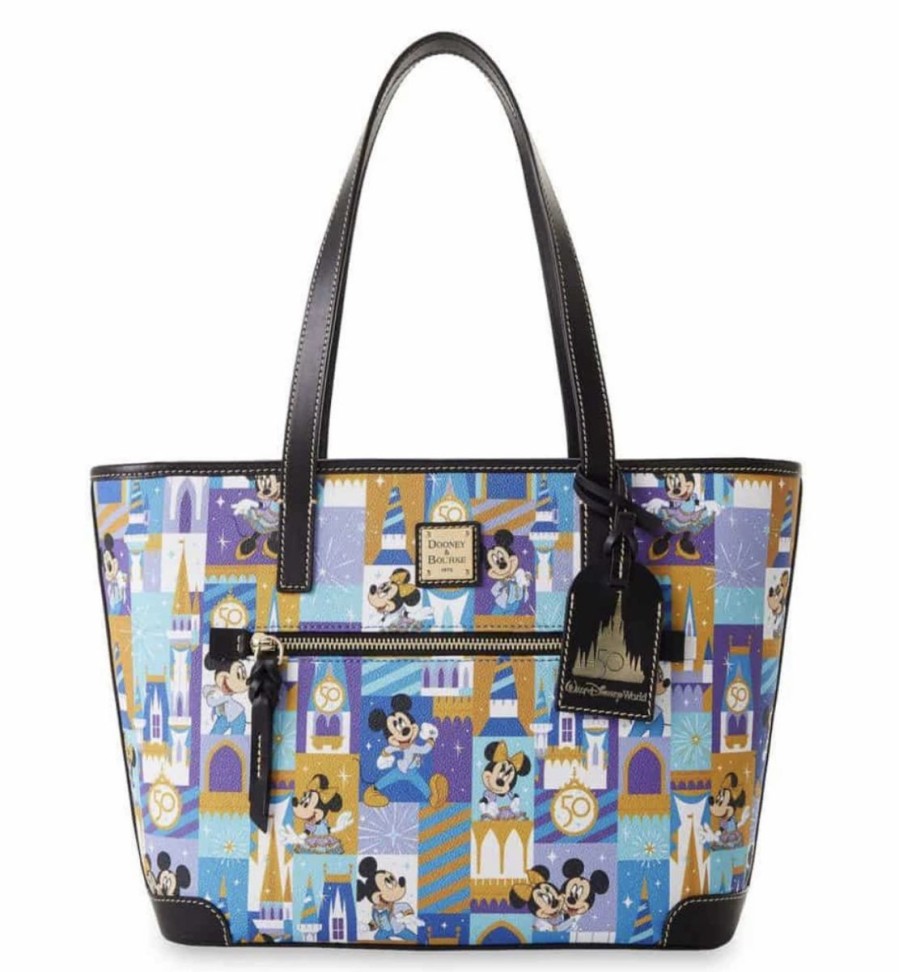 Bags And Totes * | Disney Dooney & Bourke Bag 50Th Anniversary Tote