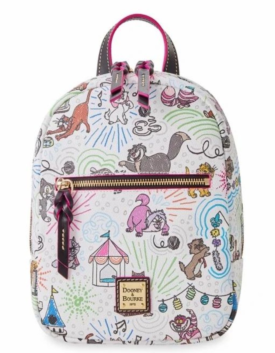 Bags And Totes * | Disney Dooney & Bourke Bag Cats Sketch Backpack