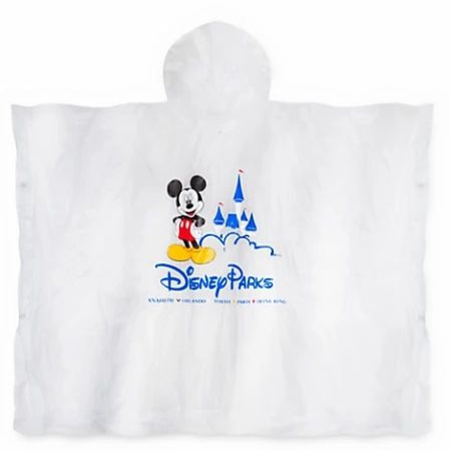 Accessories * | Disney Rain Poncho Disney Parks Mickey Mouse Poncho Adult