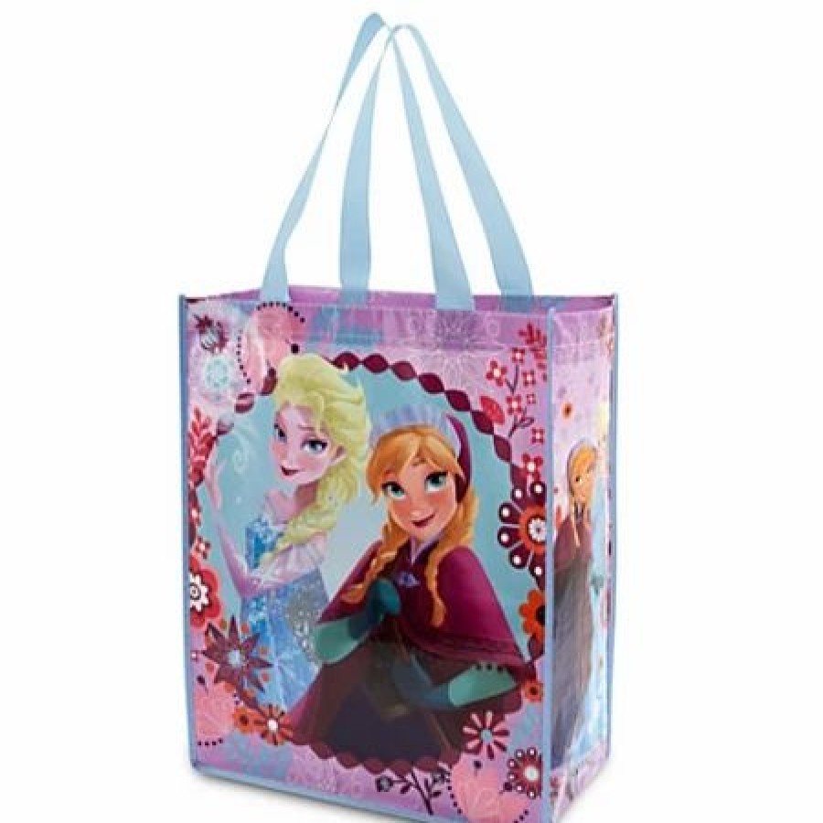 Bags And Totes * | Disney Tote Bag Frozen Anna And Elsa Reusable Tote