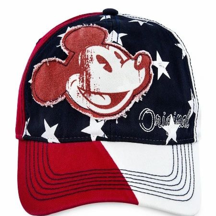 Hats * | Disney Hat Baseball Cap Mickey Mouse Americana Disney World