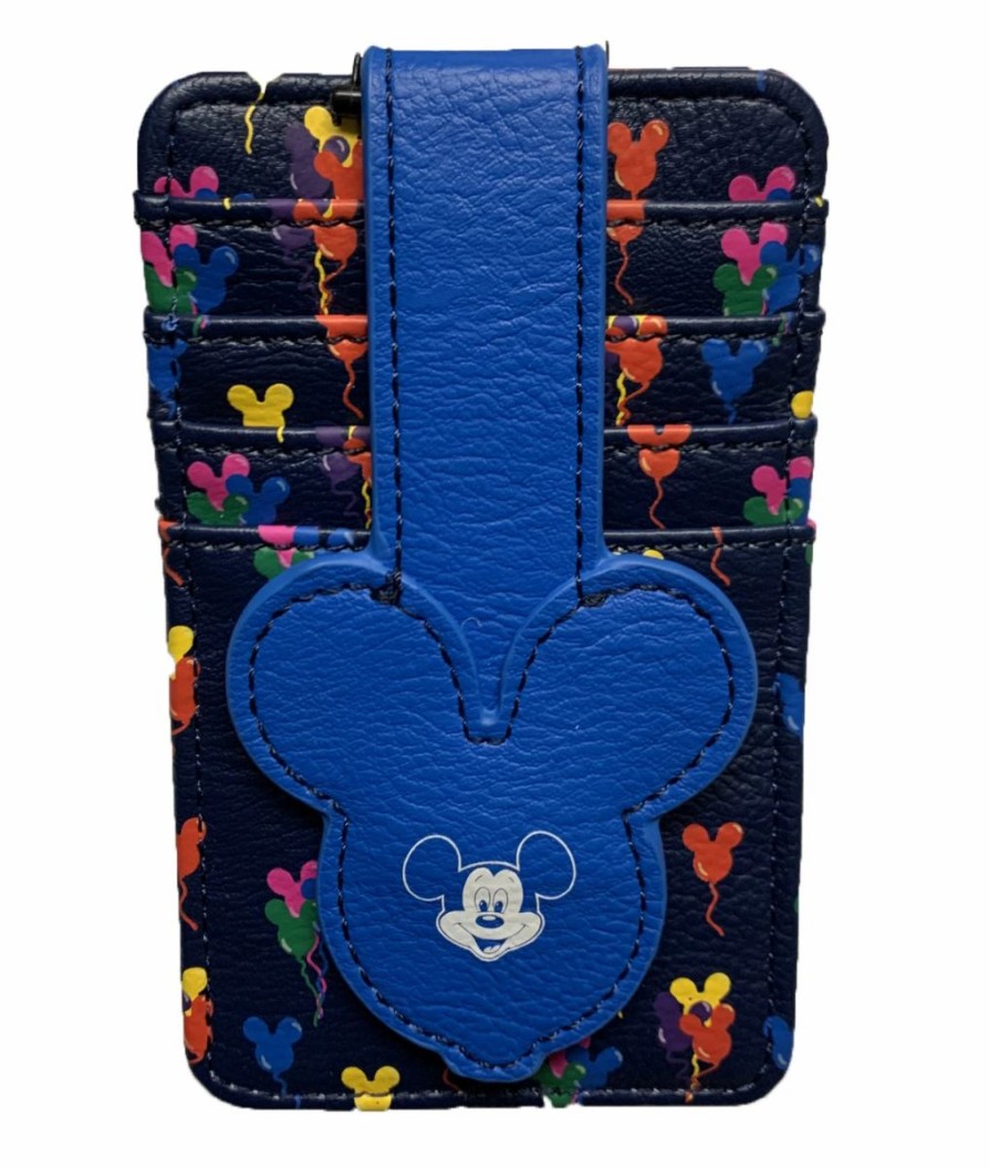 Accessories * | Disney Credit Card Holder Mickey Mouse Balloons 5 Slots