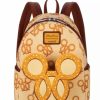 Bags And Totes * | Disney Loungefly Backpack Mickey Mouse Pretzel