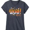 Adult * | Disney T-Shirt For Women 2020 Halloween Boo Flip Sequin