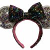 Hats * | Disney Ears Headband Minnie Mouse Rainbow Confetti