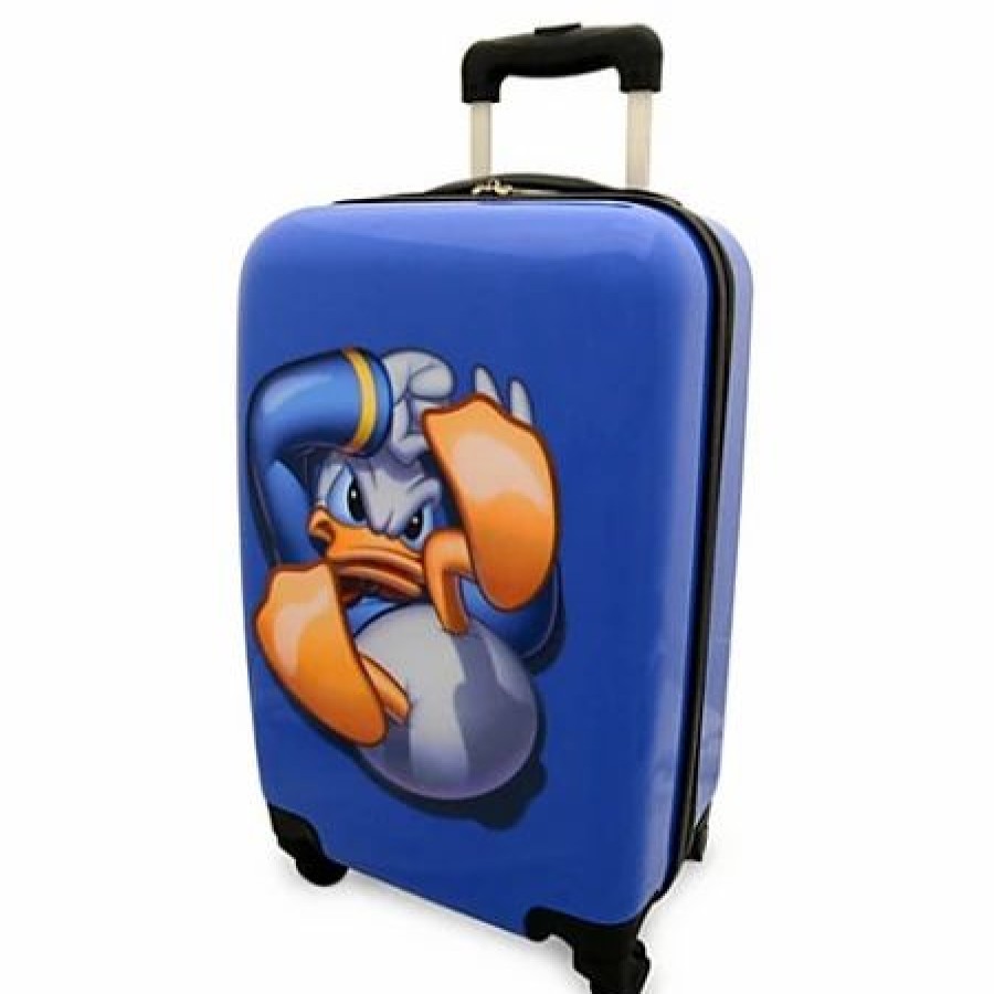 Bags And Totes * | Disney Rolling Luggage Donald Duck Stow-Away Luggage 20