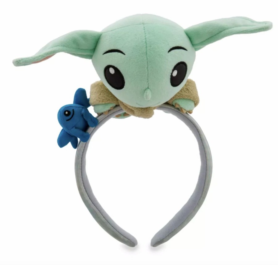 Hats * | Disney Ears Headband Star Wars Grogu And Frog