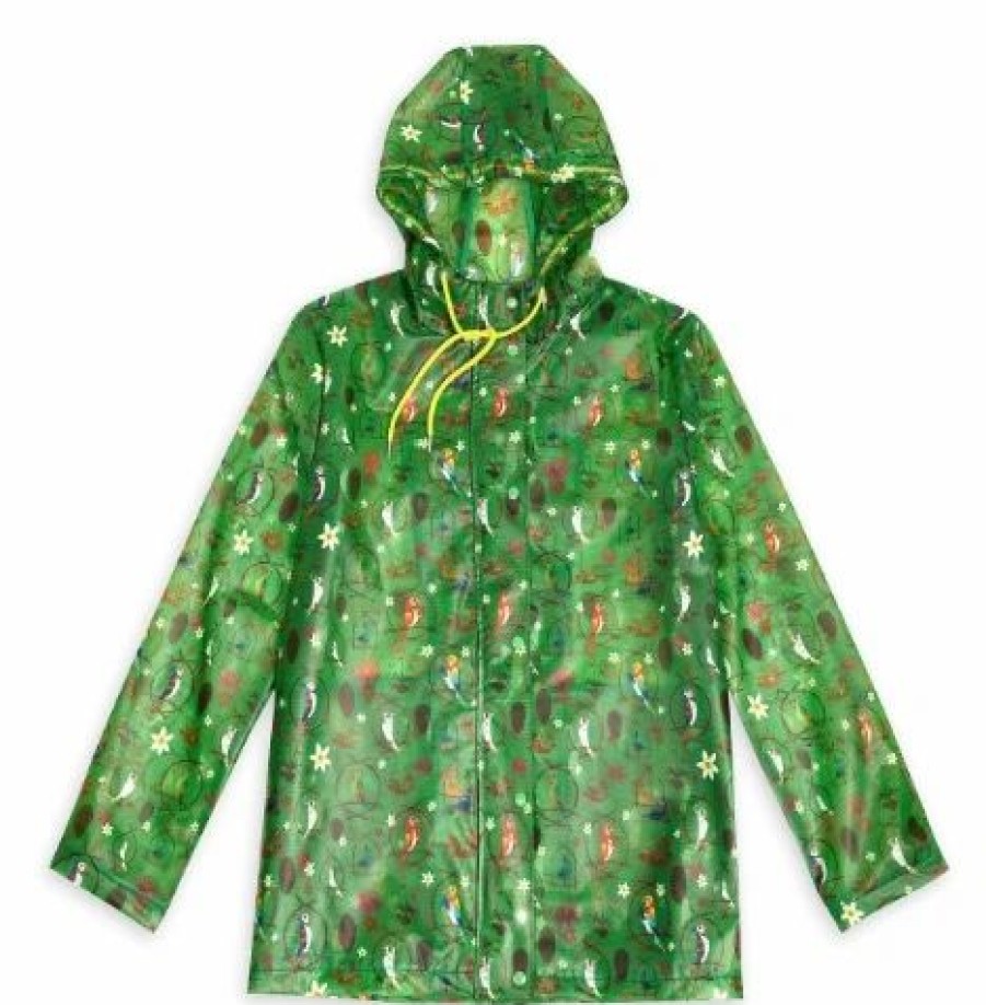 Accessories * | Disney Rain Jacket For Women Enchanted Tiki Room