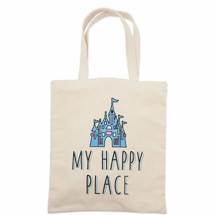 Bags And Totes * | Disney Tote Bag Fantasyland Castle Happy Place