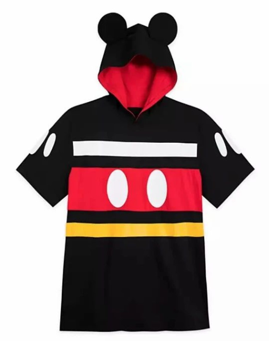 Adult * | Disney Hooded T-Shirt For Men Mickey Mouse Costume With Ears