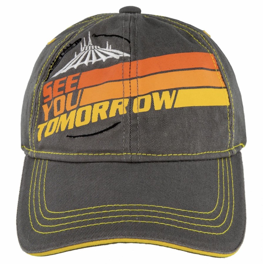 Hats * | Disney Hat Baseball Cap Space Mountain See You Tomorrow