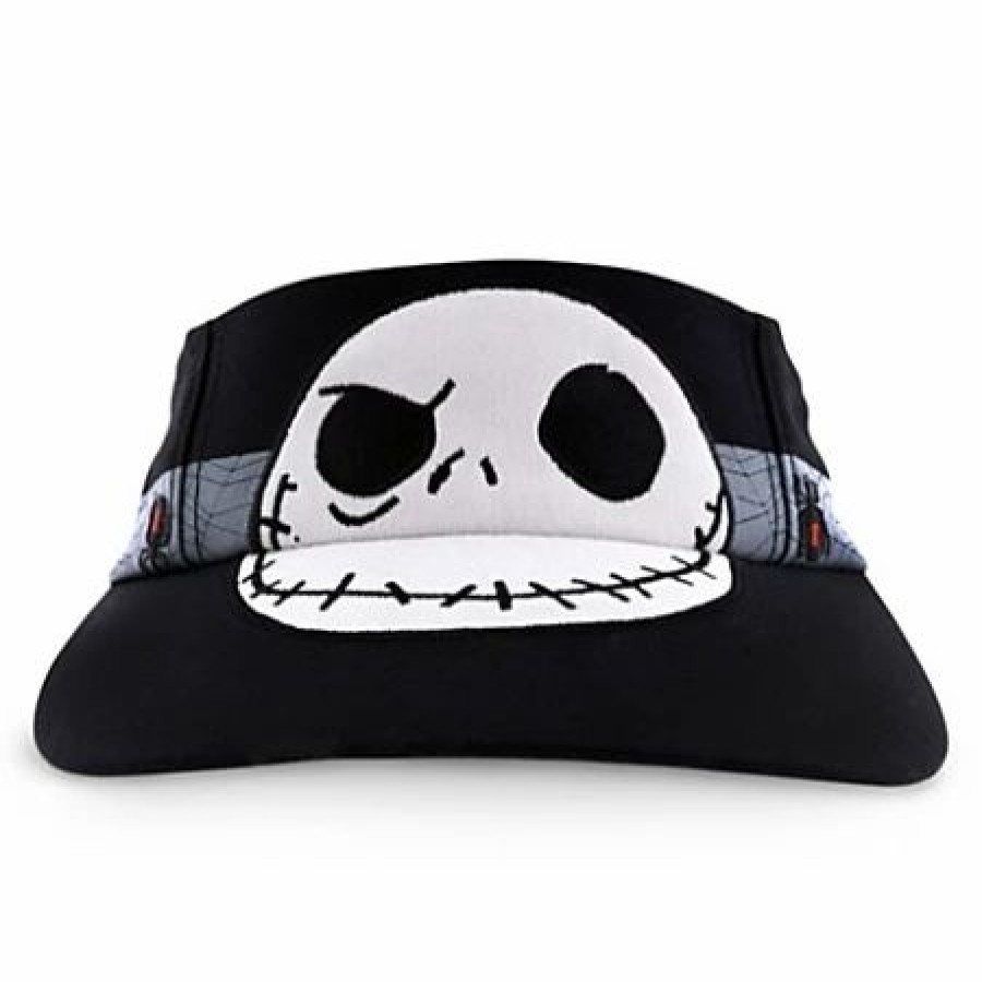 Hats * | Disney Sun Visor Hat Jack Skellington Visor For Men