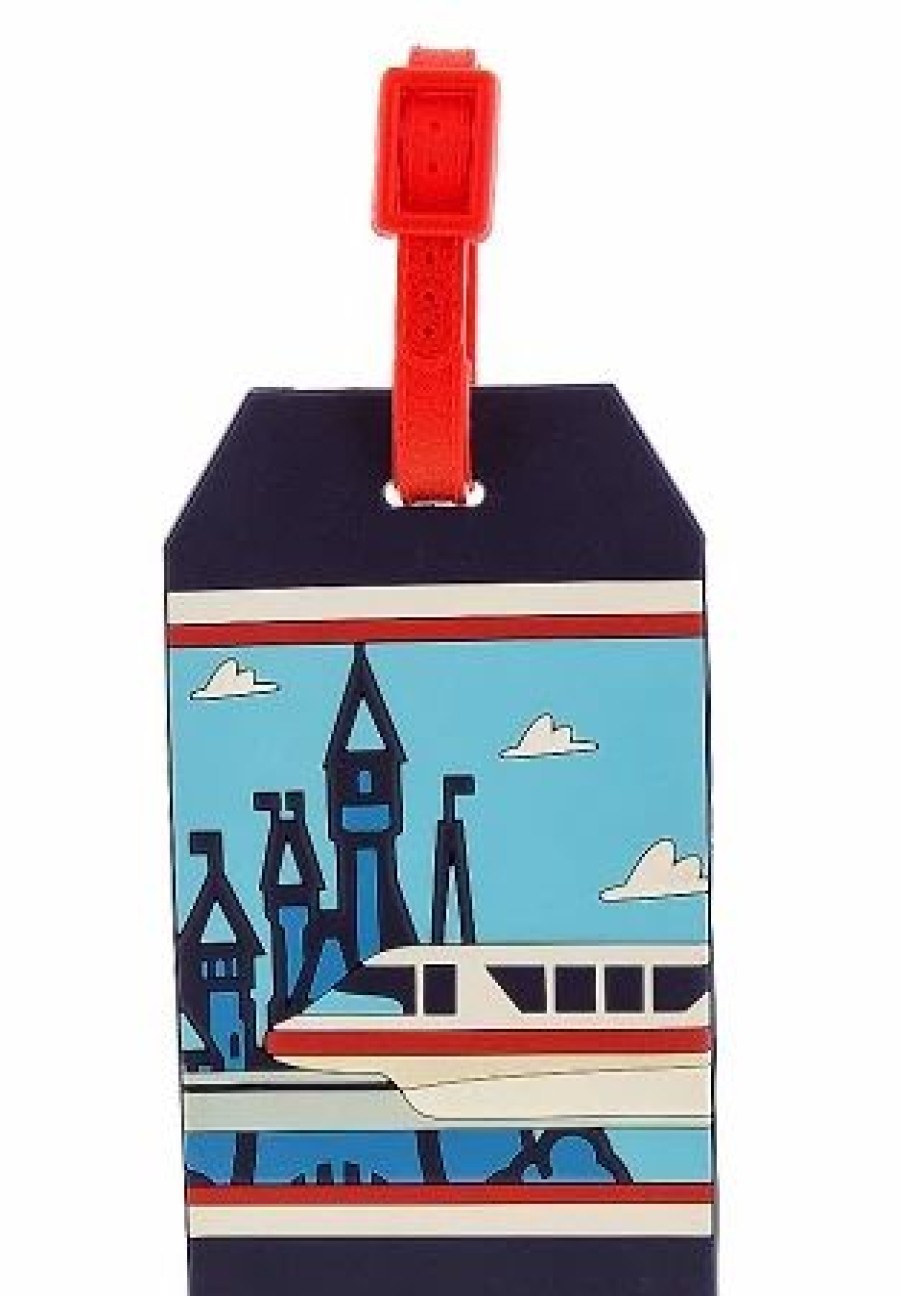 Bags And Totes * | Disney Luggage Bag Tag Tag Monorail Disney Parks