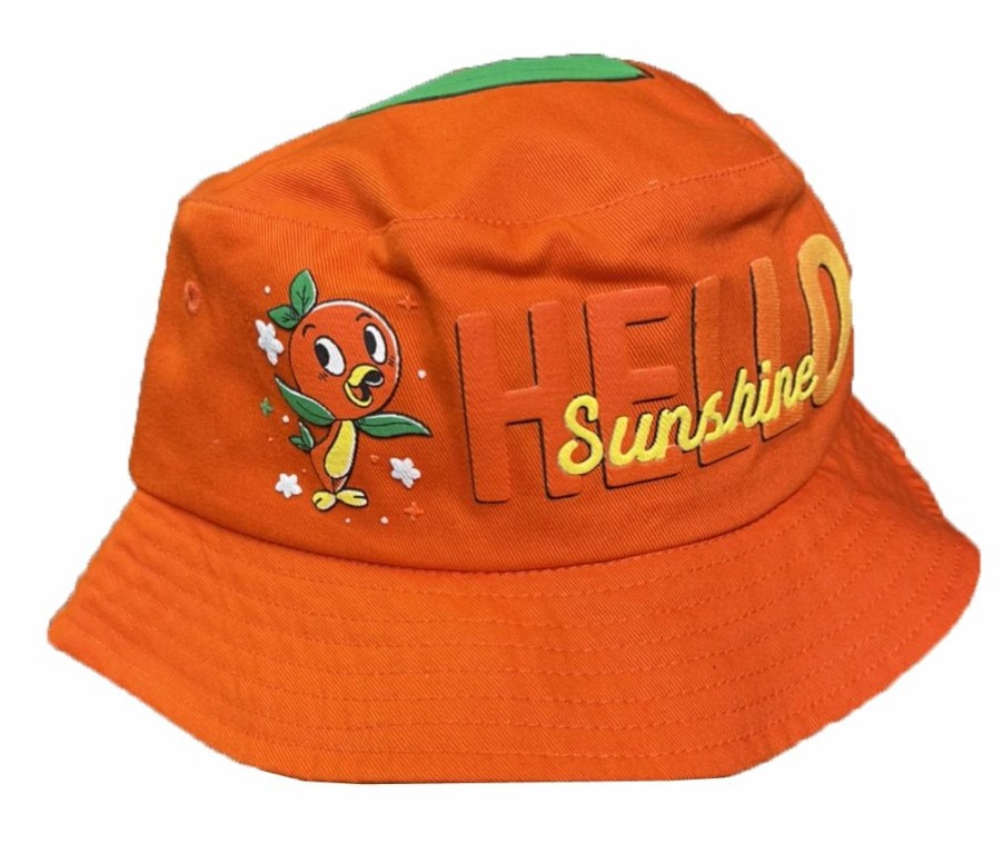 Hats * | Disney Bucket Hat Orange Bird Hello Sunshine