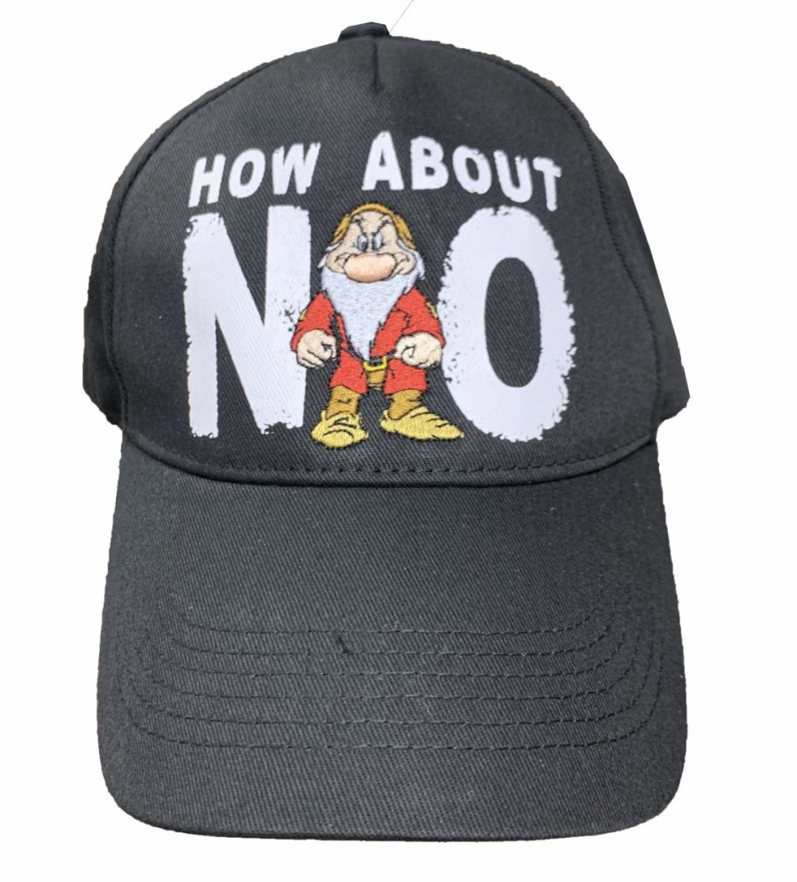 Hats * | Disney Hat Baseball Cap Grumpy How About No