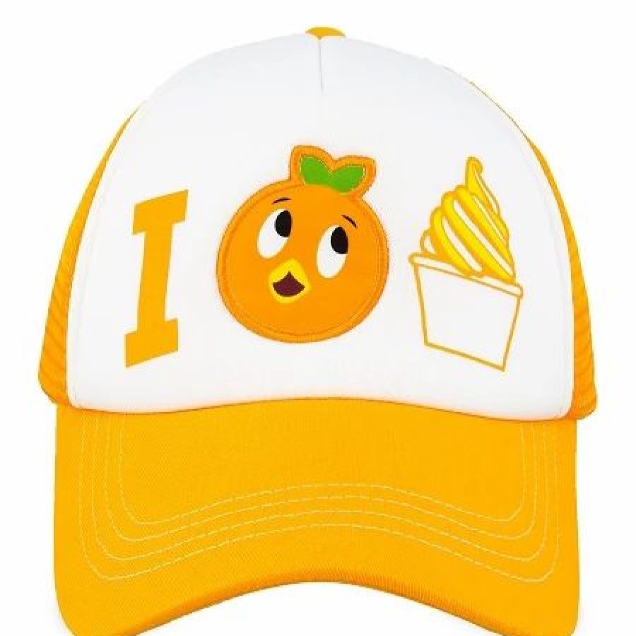 Hats * | Disney Hat Baseball Cap Orange Bird I Love Dole Whip