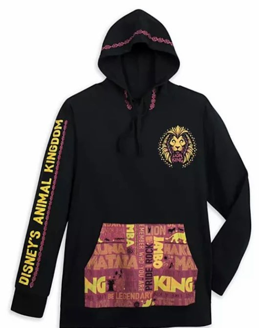 Adult * | Disney Pullover Hoodie For Adults The Lion King Animal Kingdom