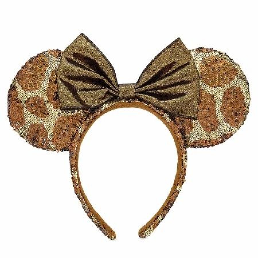 Hats * | Disney Ears Headband Hat Minnie Animal Print Giraffe