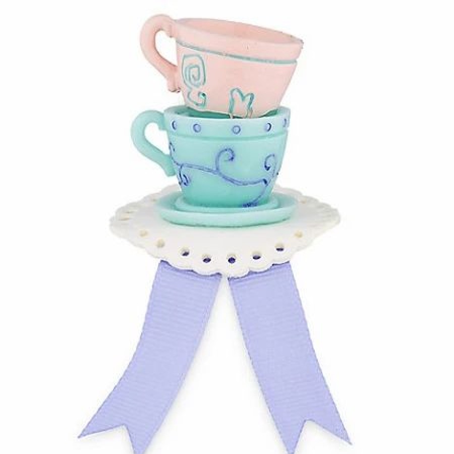 Accessories * | Disney Hair Clip Alice In Wonderland Teacup