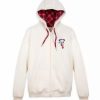 Adult * | Disney Zip Up Hoodie For Women Holiday Mickey White