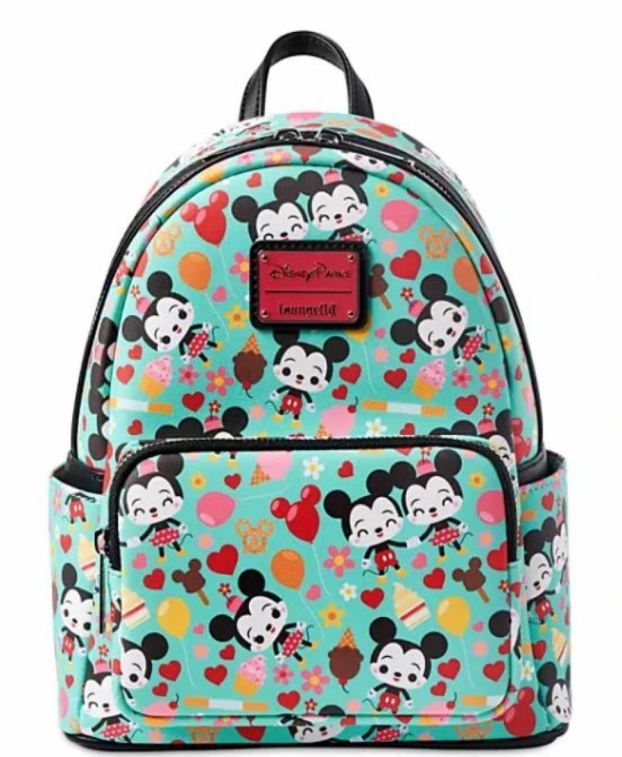 Bags And Totes * | Disney Loungefly Backpack Mickey And Minnie Parks Food