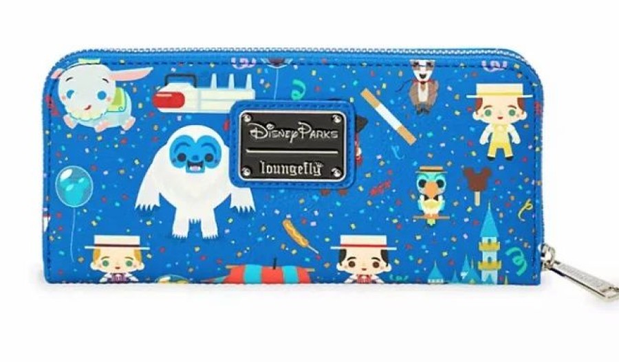 Bags And Totes * | Disney Loungefly Wallet Disney Parks Chibi