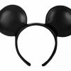 Hats * | Disney Ears Headband Mickey Mouse Simulated Leather