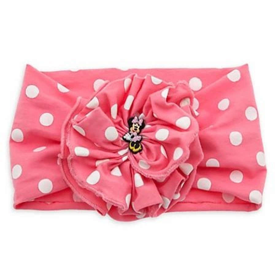 Accessories * | Disney Headband For Girls Minnie Mouse Polka Dot Pink