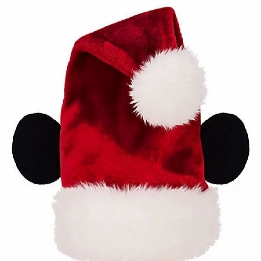 Hats * | Disney Christmas Hat Mickey Mouse Santa Hat