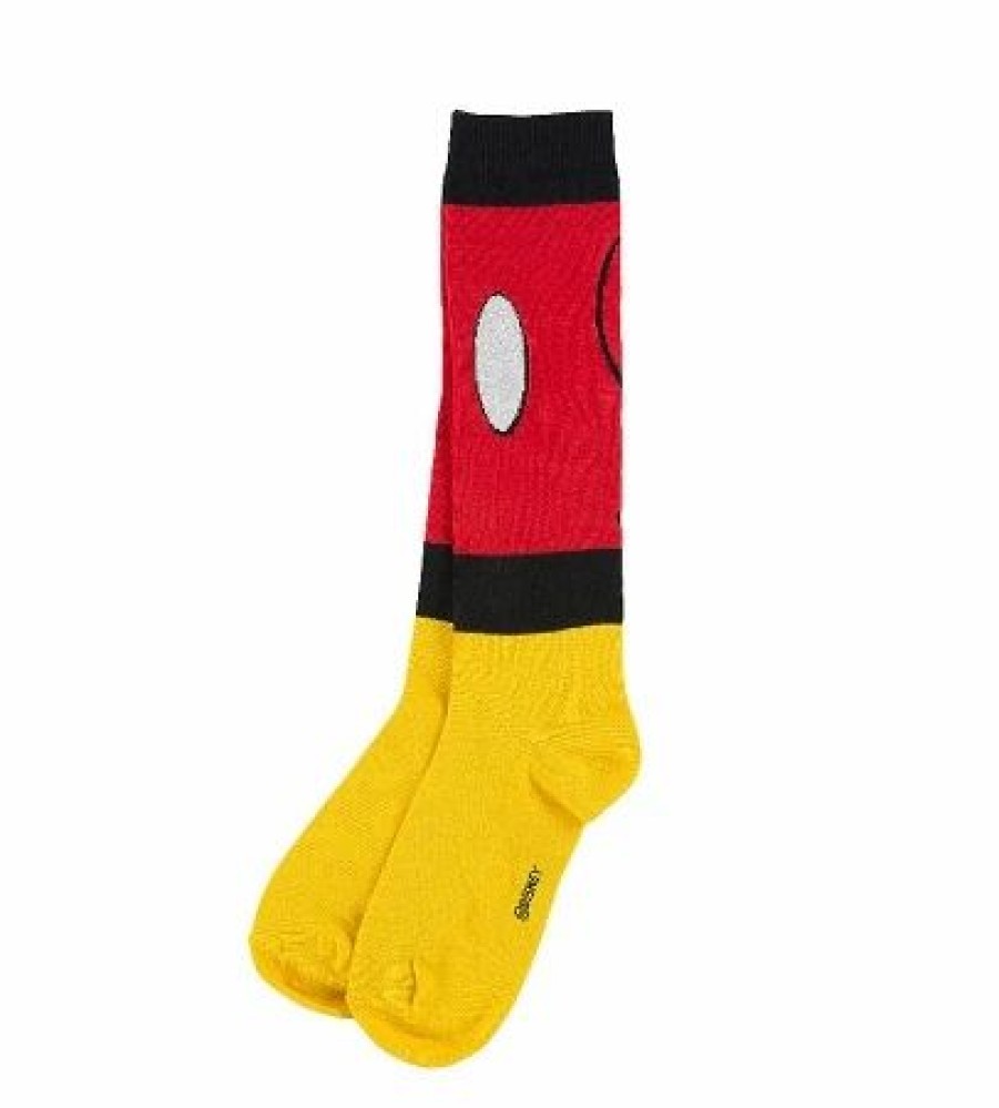 Socks * | Disney Knee Socks For Women Mickey Mouse Pants And Shoes