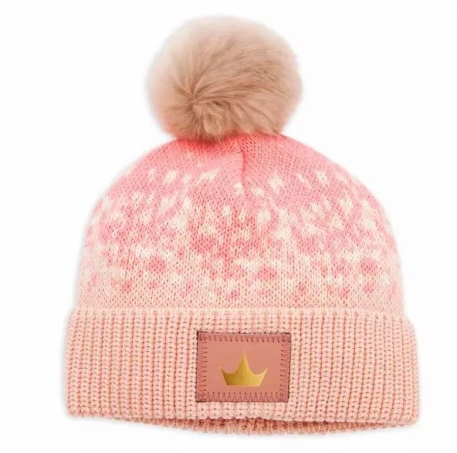 Hats * | Disney Pom Beanie For Adults Aurora Love Your Melon