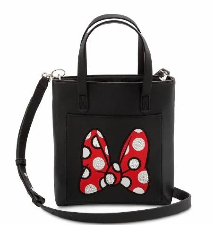 Bags And Totes * | Disney Crossbody Bag Minnie Mouse Bow Black