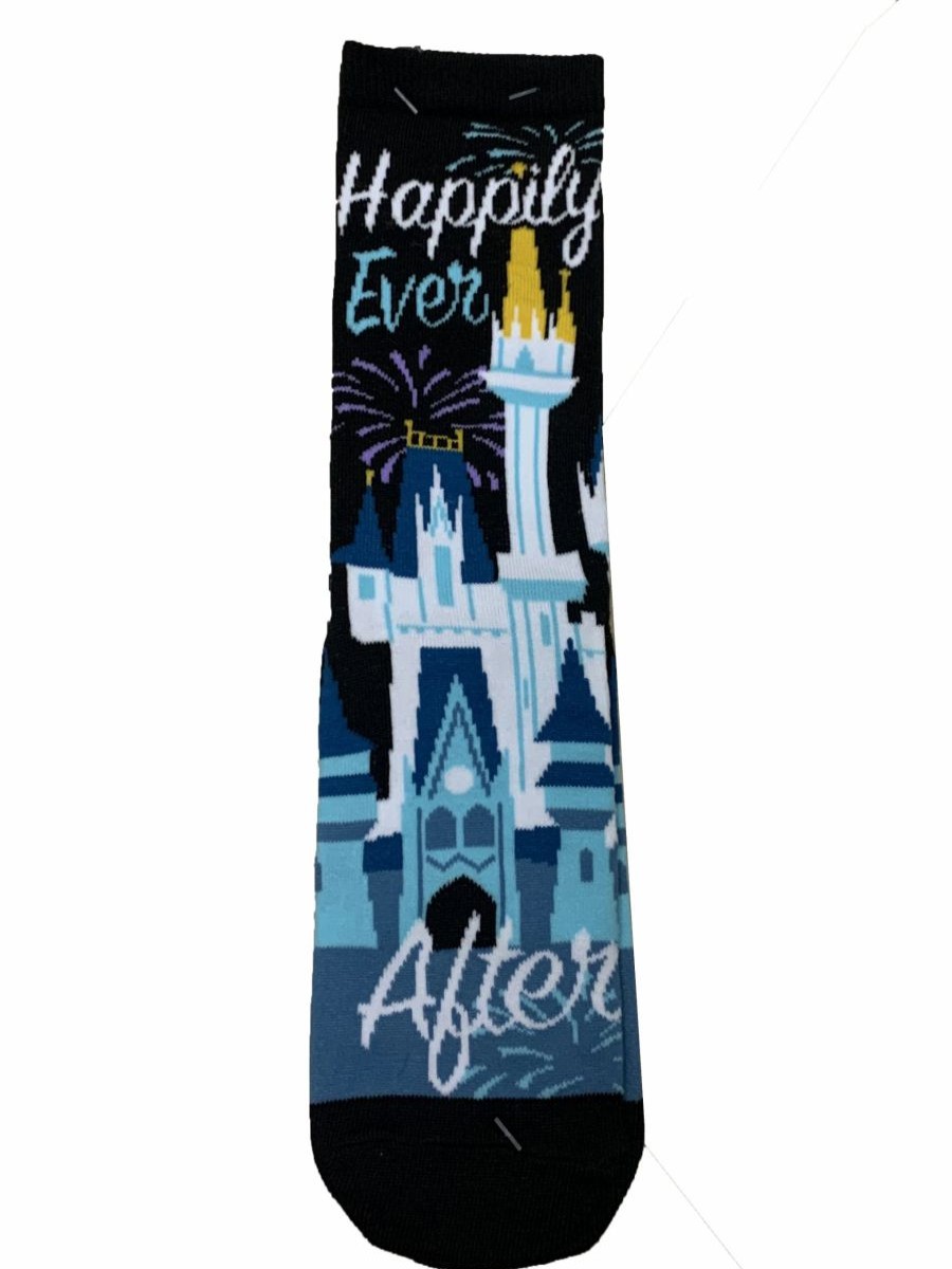 Socks * | Disney Socks For Adults Happily Ever After Castle