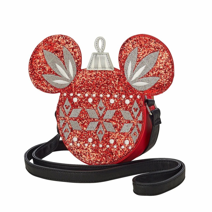 Bags And Totes * | Disney Holiday Crossbody Bag Mickey Mouse Ornament