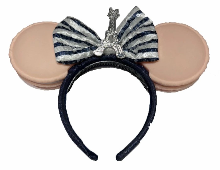 Hats * | Disney Ears Headband Minnie Mouse Epcot France Macaron