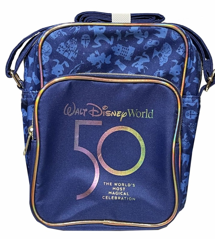 Bags And Totes * | Disney Crossbody Bag 50Th Anniversary Park & Character Icons