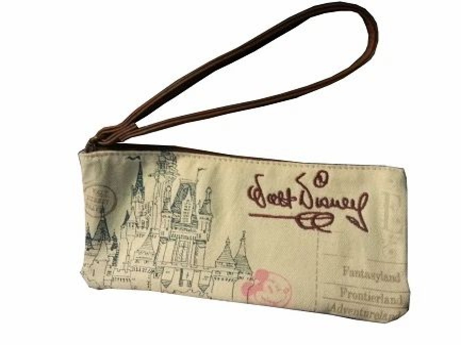 Accessories * | Disney Wristlet Bag Walt Disney World Main Street Usa