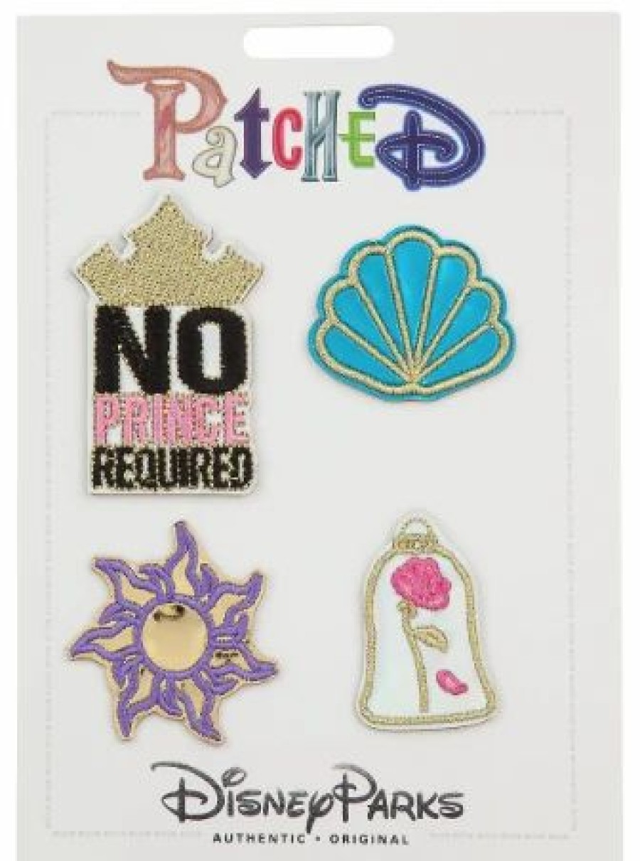 Accessories * | Disney Iron On Patch Set Patched Disney Princess