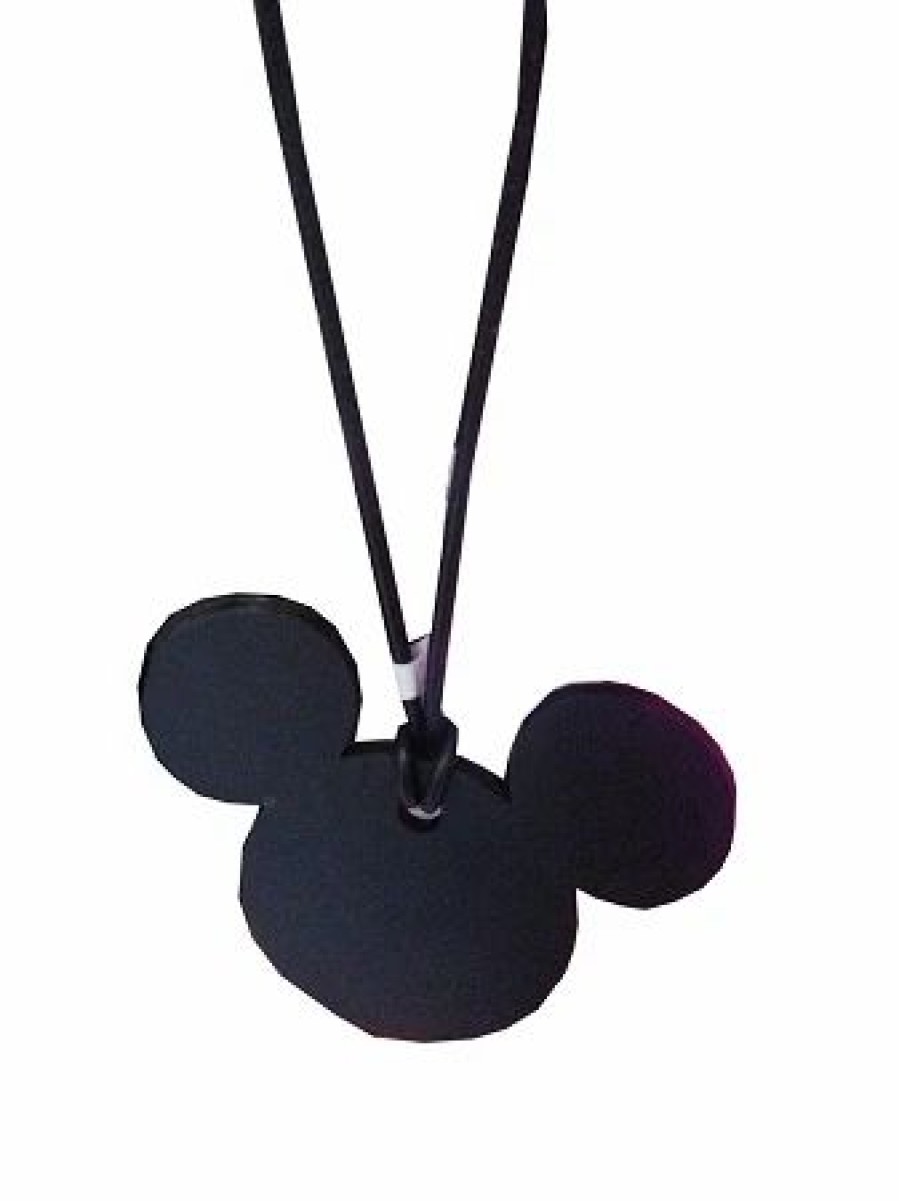 Bags And Totes * | Disney Luggage Bag Tag Mickey Mouse Icon Black